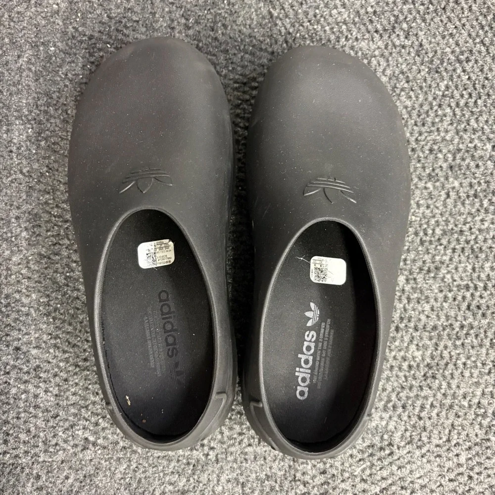 Adidas AdiFOM Stan Smith Mule Core Black IE4626 Platform Slip On Shoes Mens 9